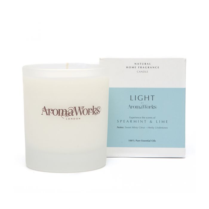 Light Single Wick Candle - Spearmint & Lime image number null